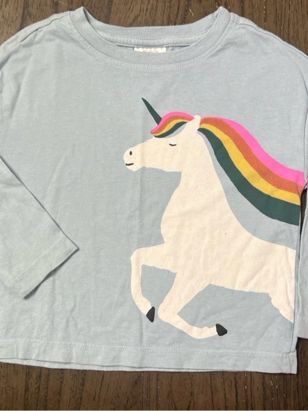 Hannah Andersson Unicorn Long Sleeve Top size 3T